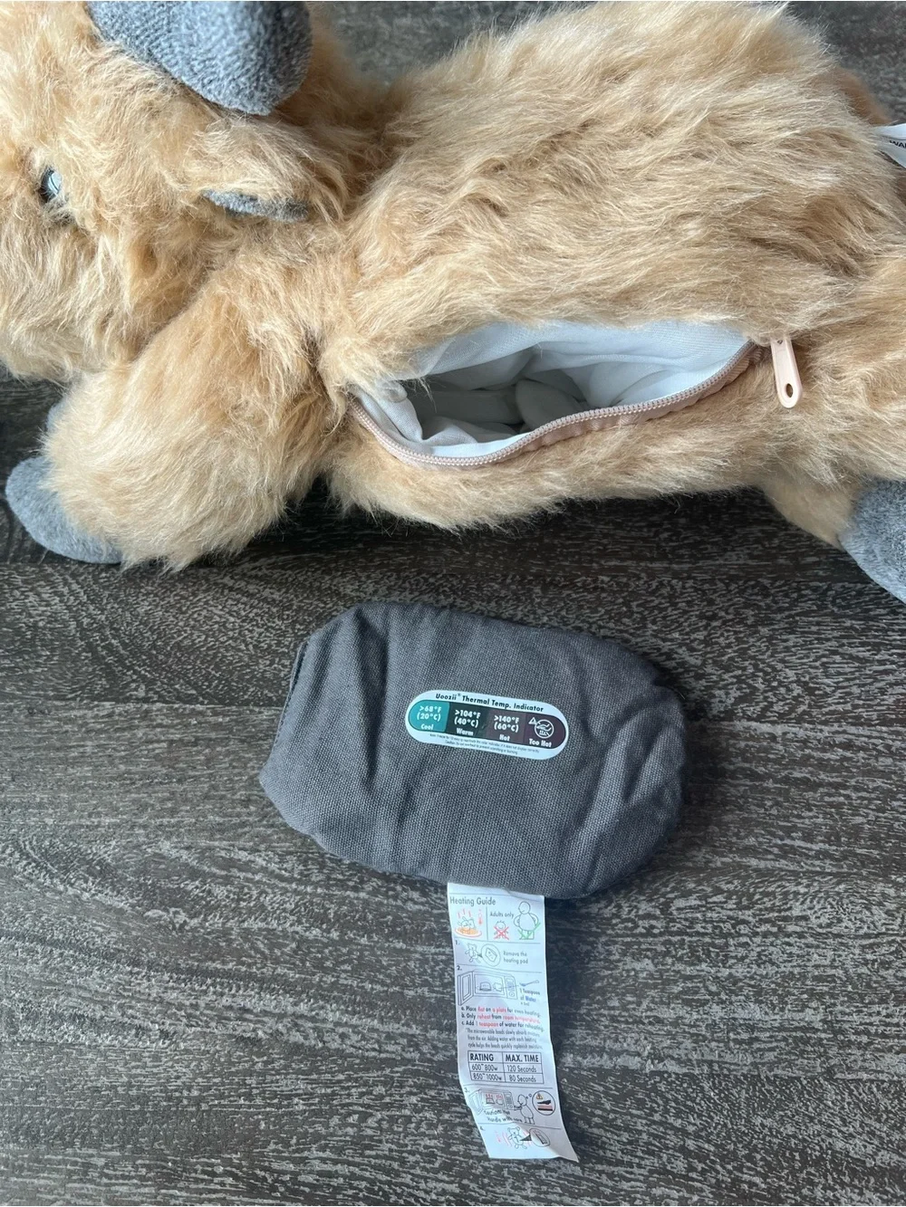 Uoozii weighted Plush Highland Cow - warming & cooling - Picture 9 of 11